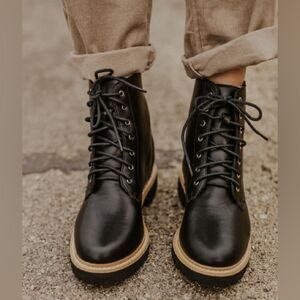 Miim Black Leather Boots